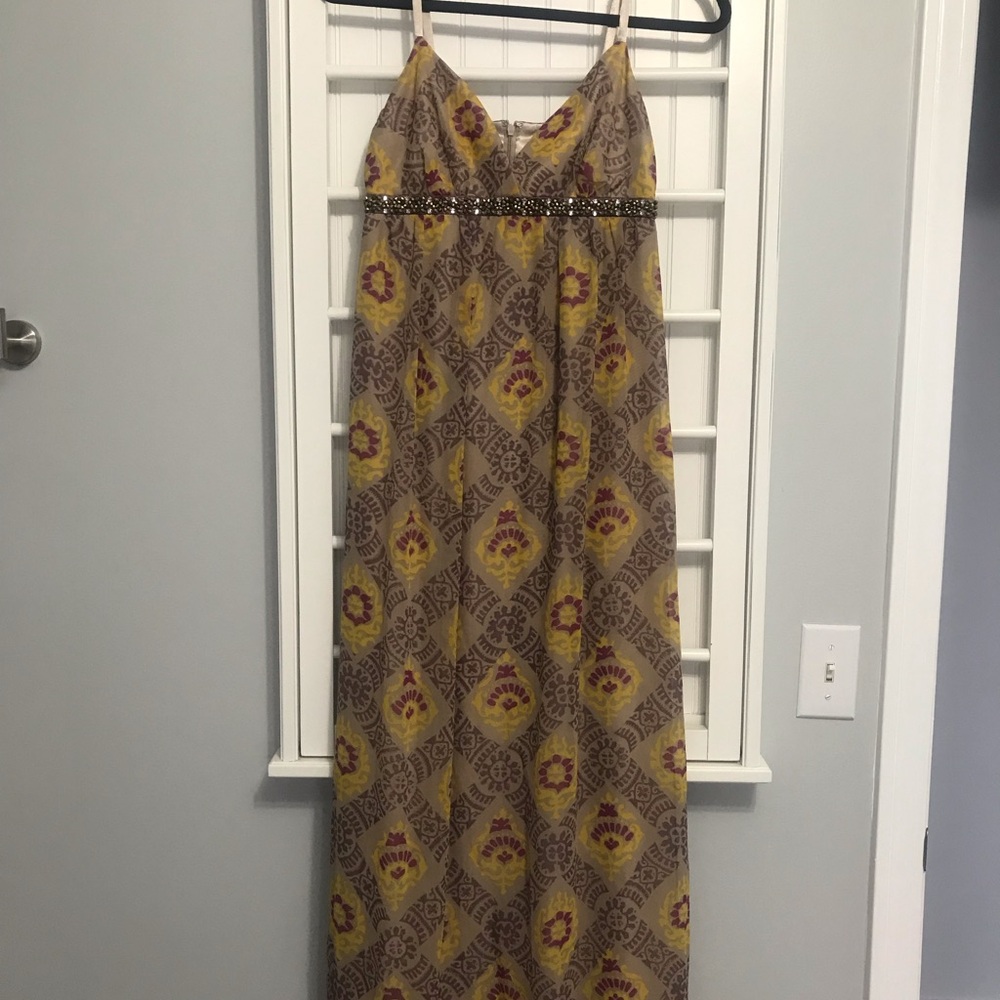 Brand new Maxi Dress with Beading (needs strap stitching)